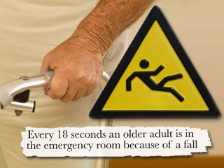elder adult prone to falling