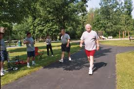 Healthy walk for seniors